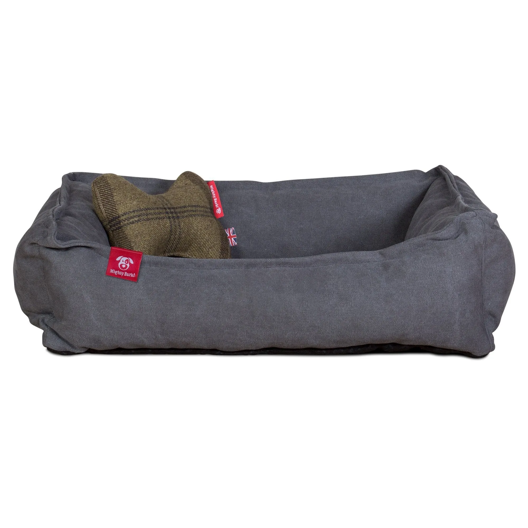 The Bone - Bone Shaped Pillow For On Dog Beds - Tartan Hunter