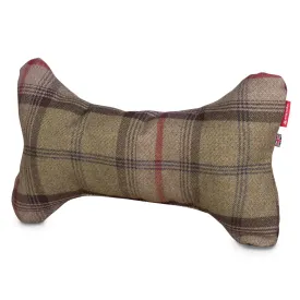 The Bone - Bone Shaped Pillow For On Dog Beds - Tartan Hunter