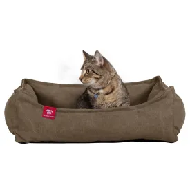 The Cat Bed - Memory Foam Cat Bed - Stonewashed Denim Earth