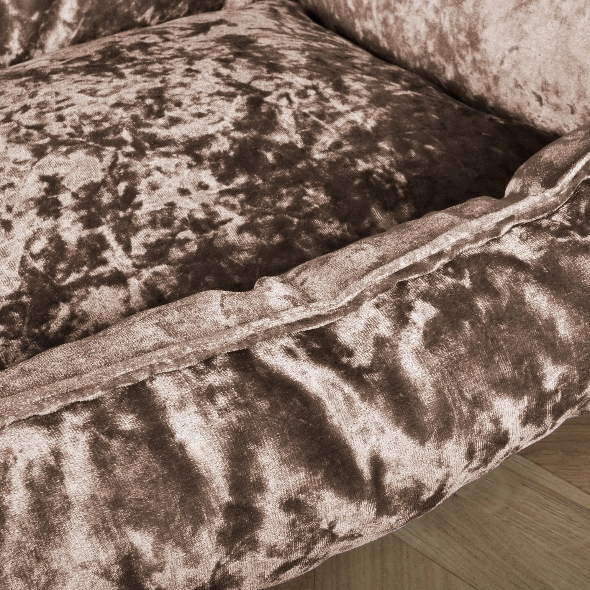The Nest - Orthopedic Memory Foam Dog Bed - Glitz Truffle
