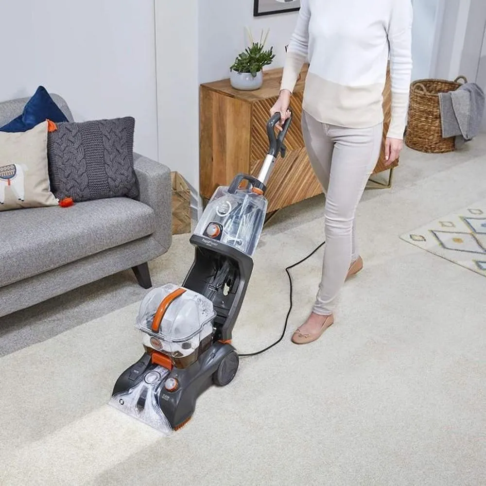 Vax CWGRV011 Rapid Power Revive Carpet Cleaner Grey And Orange
