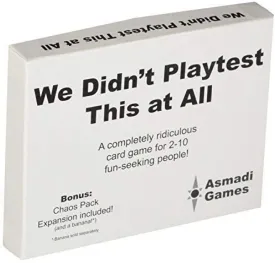 We Didn't Playtest This At All Accessibility Kit