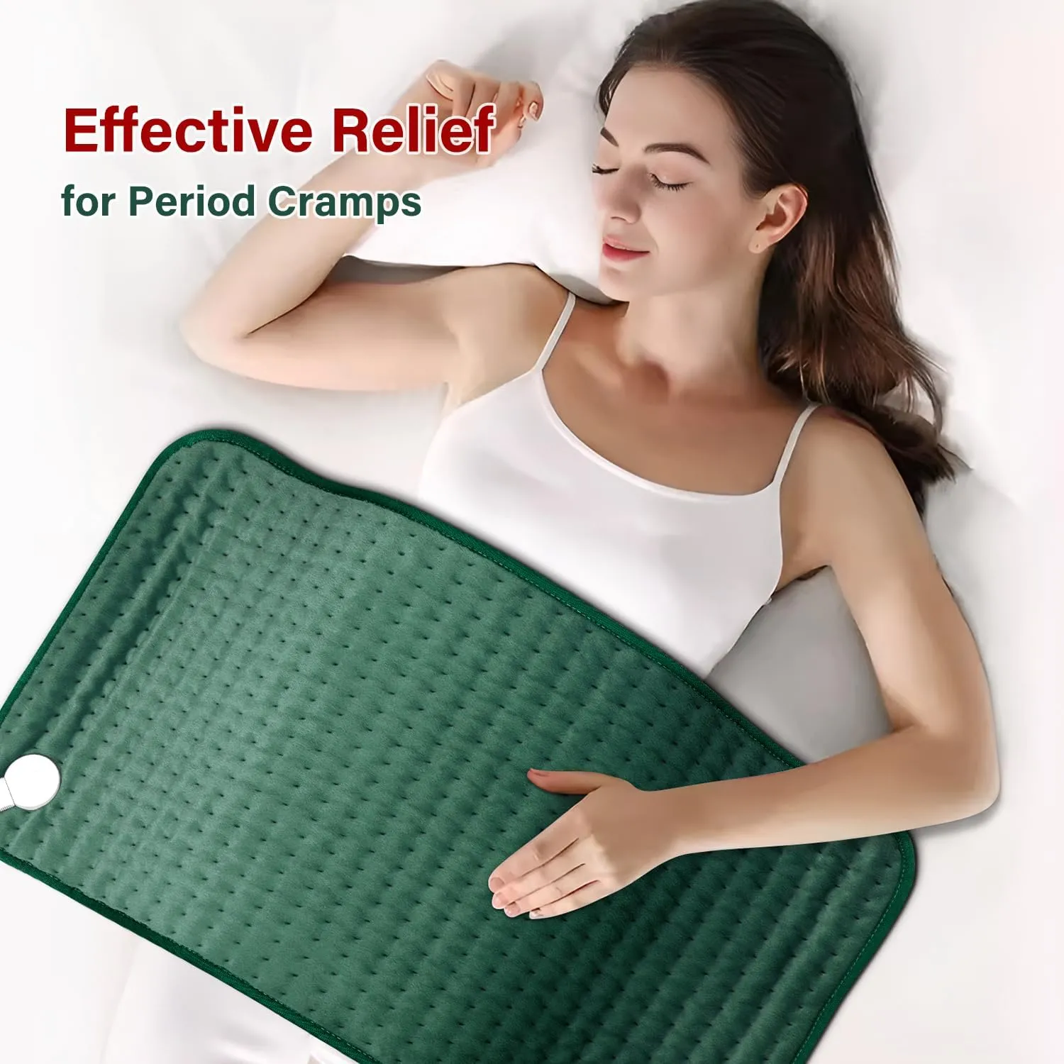 XXXL Heating Pad for Back & Period Cramps, Electric Extra Large Heating Pads for Women Shoulder Neck Legs Abdomen Waist Pain Relief, 17x33 Oversized Full Body Heated Pad, Gifts for Women Mom Men Dad